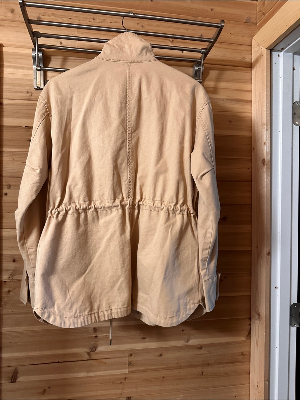 Universal Thread Tan Utility Jacket with Waist Drawstring - Picture 2 of 7